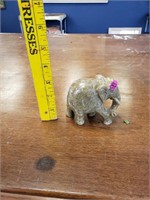 Marbel Elephant Figure Decor