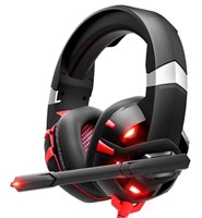 RUNMUS Gaming Headset with Noise Canceling Mic