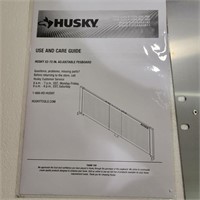 Husky 52-72" adjustable pegboard