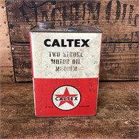 Caltex Two Stroke Gallon Tin