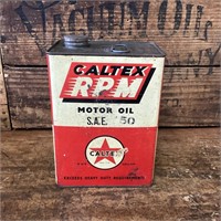 Caltex RPM Gallon Tin