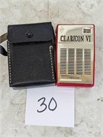 Claricon VI Transistor Radio
