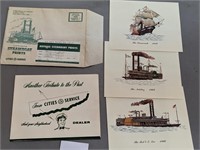 Cities Service Promotional Steamboat Prints