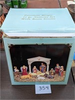 Porcelain Bisque Nativity Set