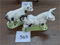 Porcelain Cows
