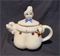 Shawnee Pottery Tom the Pipers Son Teapot 7"