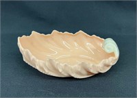 Lenox China Pink & White Shell Dish 6.25"