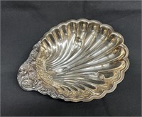 FB Rogers Silverplate Shell Dish No1630 9.75"