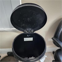 Large Stainless Steel Garbage Can with Pedal