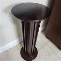 Wooden Pedastal (30" h with 12" diameter top)