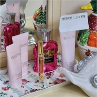 Skin Lotions, Perfume, Vanity Tray and Decorative