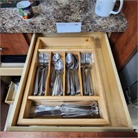 Silverware and Tray