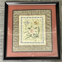 Chinese Silk Embroidered Tapestry-Art