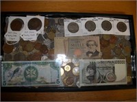 Over 3 lbs World Coin/Currency  Mix