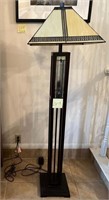 D - STAINED GLASS FLOOR LAMP 60"T (LV12)