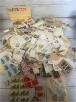 Vintage post stamps