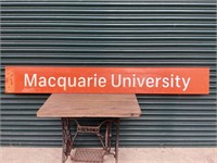 Macquarie University Orange Station Sign