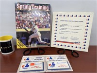 Expos Spring Training Certificate and Guide 1989