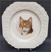 Vtg Lord Nelson Pottery Tabby Cat Plate