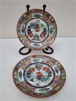 2 Macau Porcelain Plates