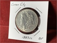 BEAUTIFUL 1883-CC CARSON CITY US SILVER MORGAN $1
