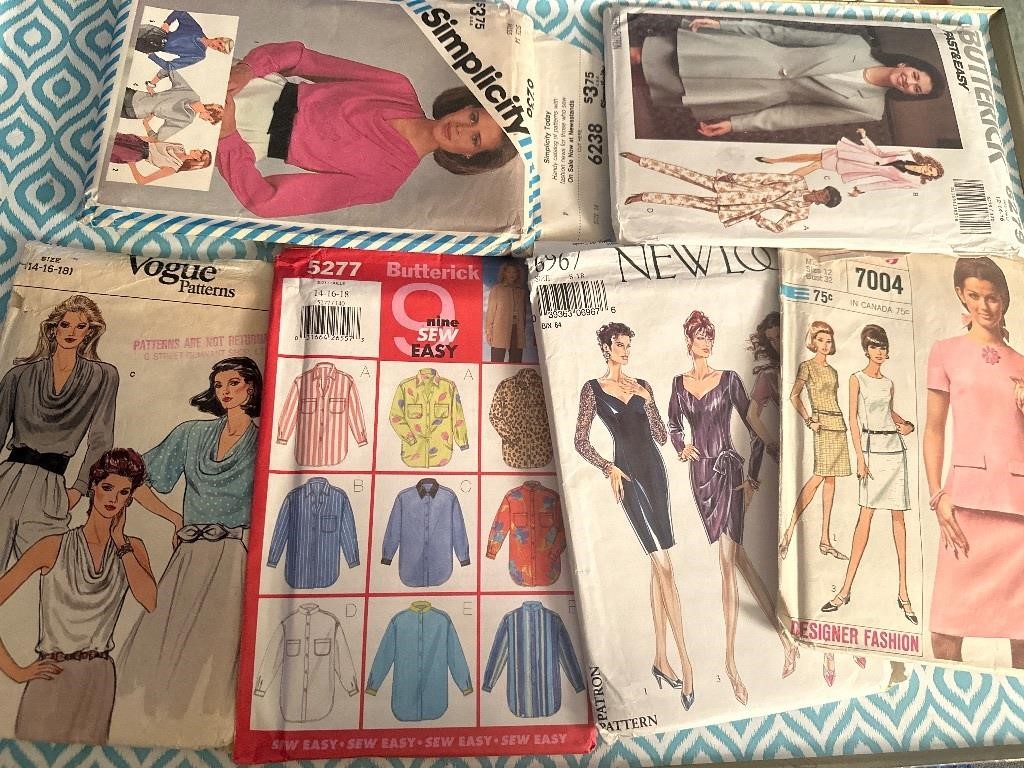 Sewing Patterns Auction