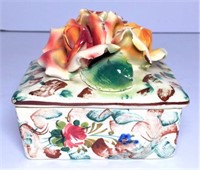 Hand Painted Italian Trinket Box