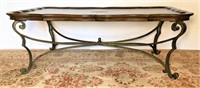 Scalloped Wood Coffee Table
