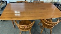 Ethan Allen Drop Leaf Dining Table w 4 Chairs