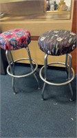 Vintage Bendix Bar Stools with covers