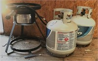 Turkey Fryer Base with Two Propane