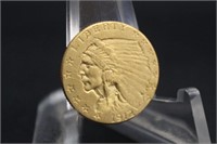 1912 $2.5 Gold Indian Pre-33 Gold Coin