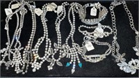 Vintage Rhinestone Necklaces, CORA Bracelet