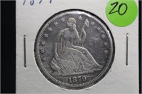 1879-P Seated Liberty Silver Half Dollar *Scarce