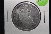 1878 Seated Liberty Silver Half Dollar *Awesome