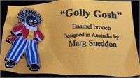 Marg Sneddon Golliwog Brooch Made in Australia