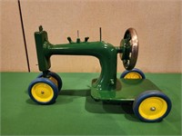 Repurposed Sewing Machine Toy Tractor