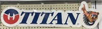 Titan Sign-Tin  10x35"