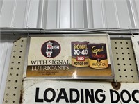 Signal Motor-Oil Sign 8"x14"