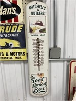 Mitchells & Butler "Deers Leap" Thermometer 38"x8