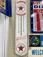 Mail Pouch Thermometer w/ Texaco Decals