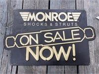 Monroe Sale Sign Plastic