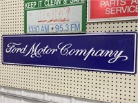 Ford Motor Company Sign 10x41