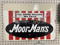MoorMan's Feed Sign 14x20