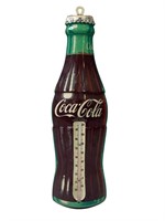 1950's Robertson Coca-Cola Thermometer Bottle Sign