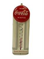1950's Button Coca-Cola Thermometer