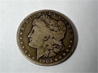 1903 S Morgan silver dollar