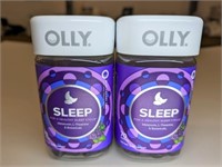 2 New OLLY Sleep Gummy Supplement Blackberry Zen
