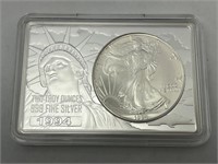 1994 Silver Eagle Coin 3 Troy Oz .999 Fine Silver