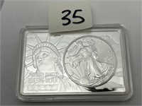 2017 Silver Eagle Coin 3 Troy Oz .999 Fine Silver